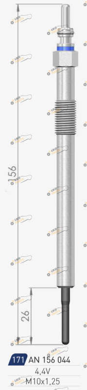 Свеча накаливания A-N PARTS 156 044